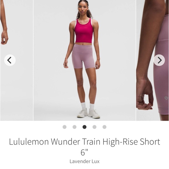 Lululemon Wunder Train High-Rise Short 6" Size 8 NWT - Picture 1 of 8